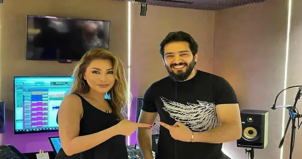 أحمد زعيم مع النجمة نوال الزغبي