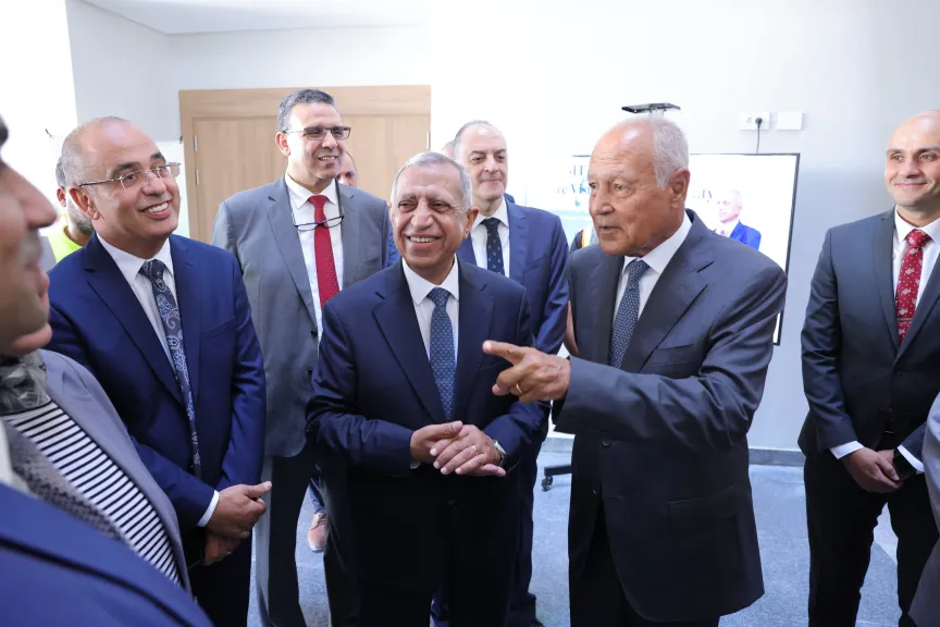 الأمين العام للجامعة العربية يفتتح المرحلة الأولى لكلية الهندسة والتكنولوجيا بفرع الأكاديمية بالعلمين الجديدة