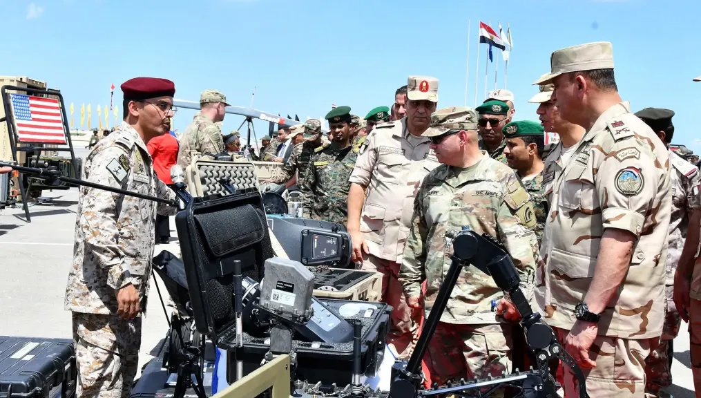 بمشاركة  44 دولة شقيقة وصديقة بدء فعاليات التدريب المصرى الأمريكى المشترك ” النجم الساطع - 2025”