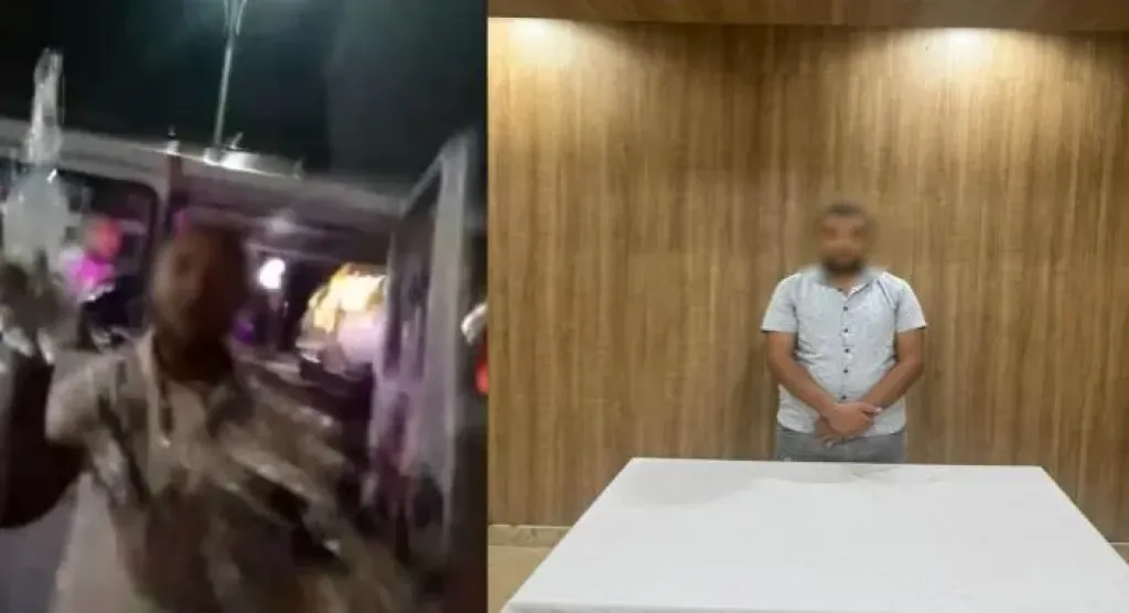 فيديو صادم.. ضبط سائق سب فتاة وألقى عليها مياه في الجيزة