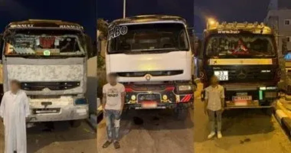 ضبط 3 سائقين اعتدوا على رجل أمن بسبب مخلفات بناء