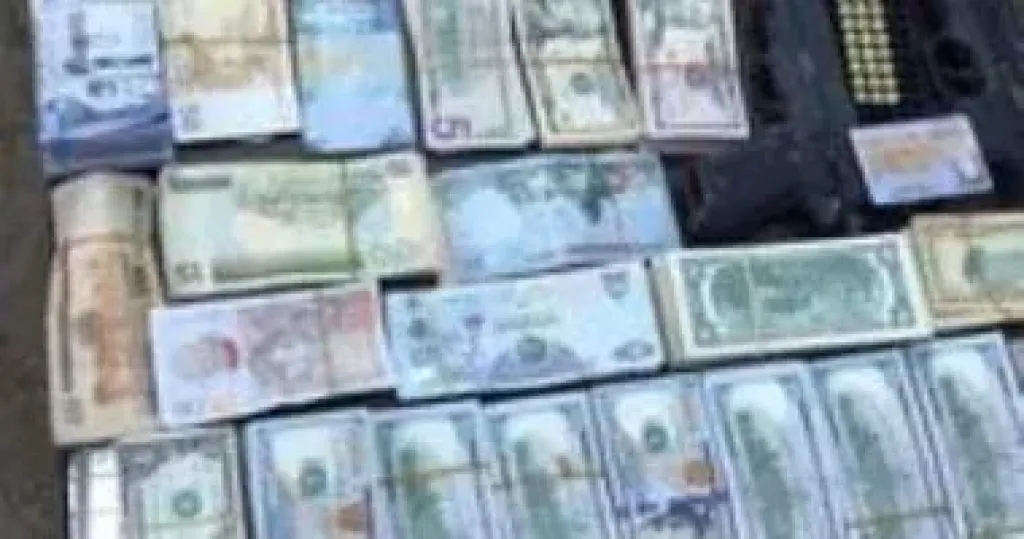 ضبط عملات بقيمة 8 ملايين بالسوق السوداء