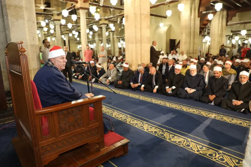 وزير الاوقاف ومحافظ القاهرة يشهدان احتفال الأزهر الشريف بالمولد النبوى الشريف