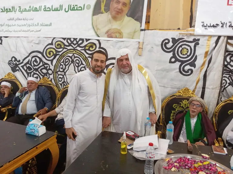 الالاف يشهدون احتفال الساحة الهاشمية بالشرقية بالمولد النبوي الشريف