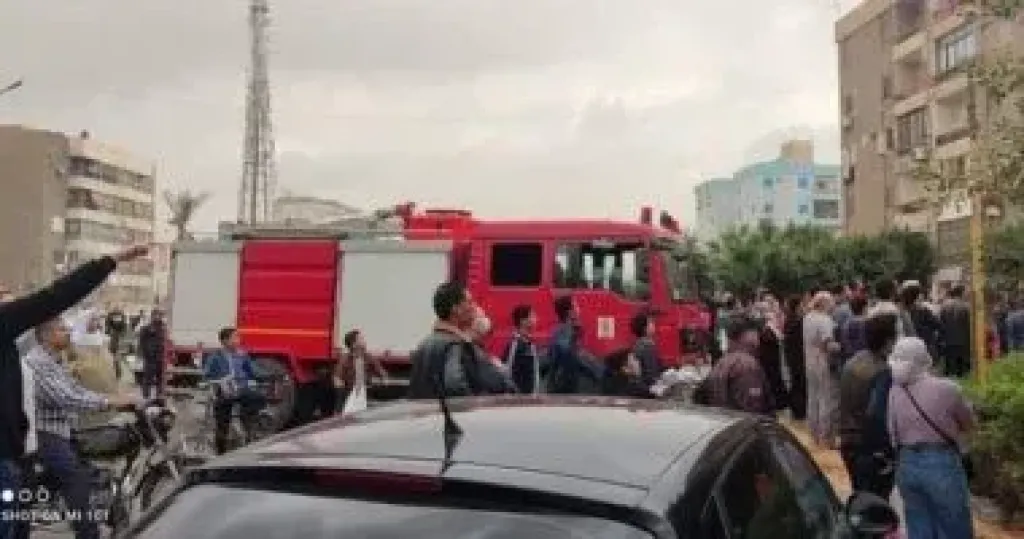 إصابة 7 أشخاص فى حريق بمطعم بالمنصورة بسبب اشتعال أنبوبة بوتاجاز