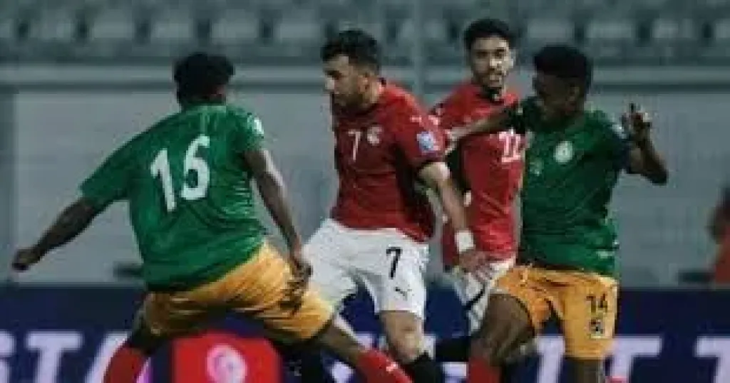 انطلاق صافرة الشوط الثاني من مباراة منتخب مصر واثيوبيا