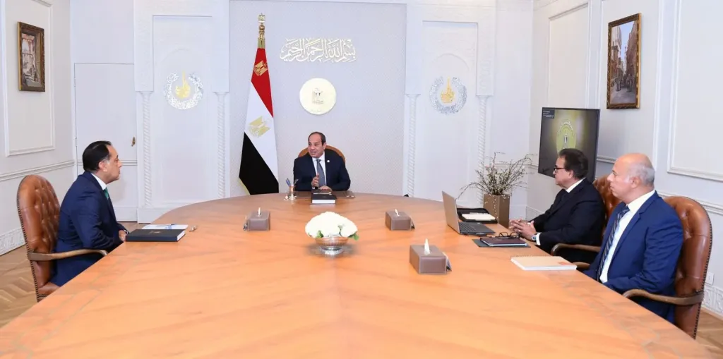 الرئيس السيسي يوجّه بسرعة الانتهاء من تنفيذ مدينة النيل الطبية