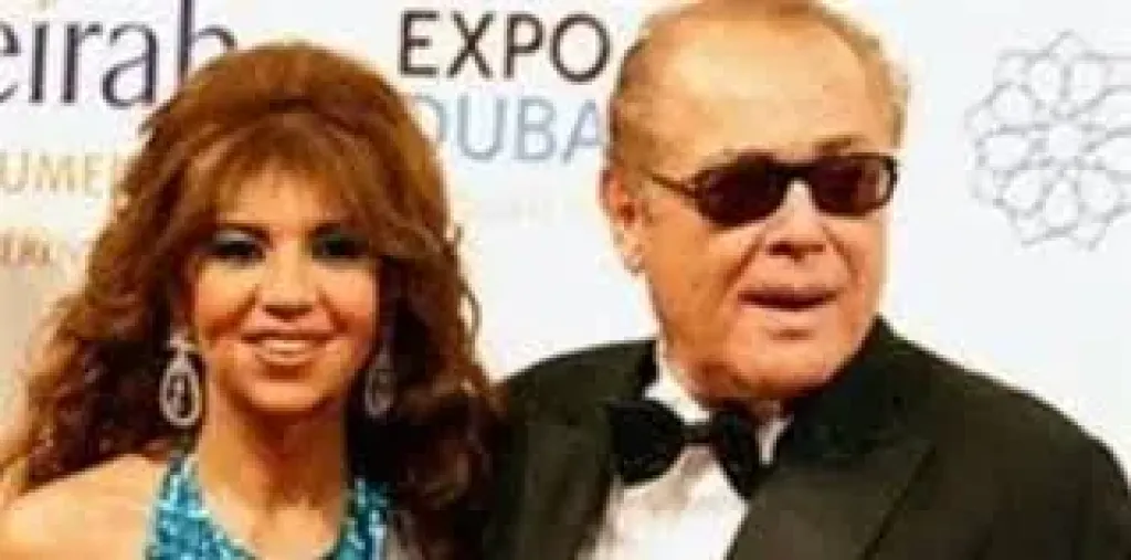 محمود عبدالعزيزوزوجته بوسي شلبي