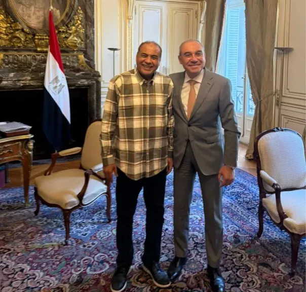 المستشار محمد  سليم: أمام الجالية المصرية بفرنسا : الرئيس السيسى يدافع عن حدودنا ولن بتخلى عن الشعب الفلسطيني