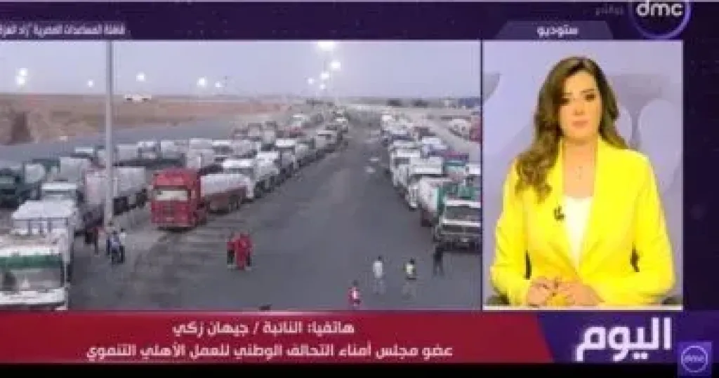 النائبة جيهان زكى لـ”اليوم”: التحالف الوطنى يواصل تجهيز المساعدات لغزة