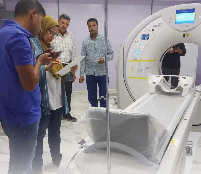 لتعزيز جودة التشخيص الطبي تزويد مركز أورام دمنهور بجهاز أشعة مقطعية متطور بتقنية 160 مقطع