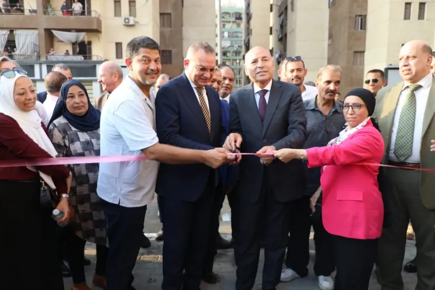 محافظ القاهرة يفتتح فراغ عام جديد بمنطقة الخيالة بحى البساتين