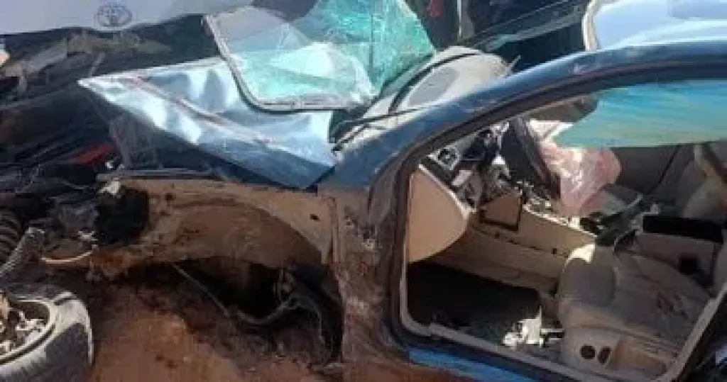إصابة 10 أشخاص إثر اصطدام 4 سيارات على طريق دمياط الجديدة