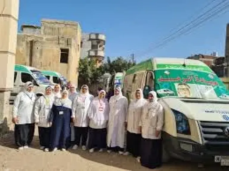 حةص البحيرة تطلق قافلة طبية لقرية كوم الطرفاية بكفر الدوار