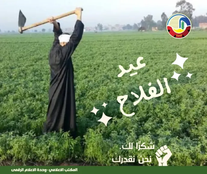 في عيد الفلاح جاكلين تهنئ فلاحي البحيرة وتشيد بدورهم الوطني فى تحقيق الأمن الغذائي