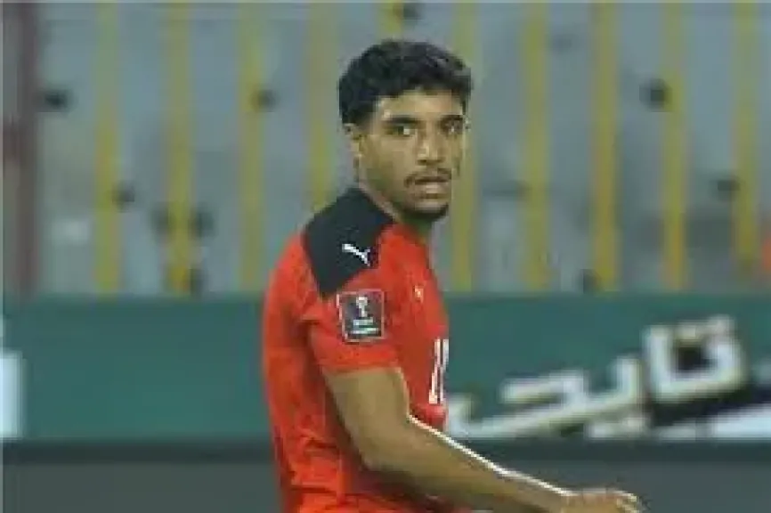 إصابة عمر مرموش فى مباراة مصر وبوركينا فاسو وأسامة فيصل بديلا له