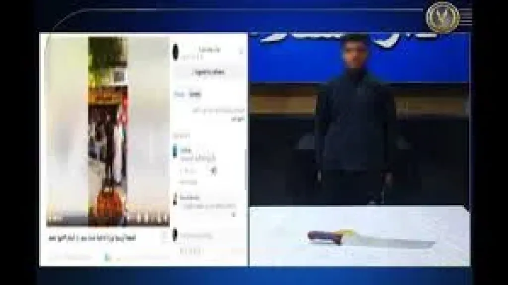 ضبط عاطل أحدث تلفيات بواجهة محل هواتف بدار السلام