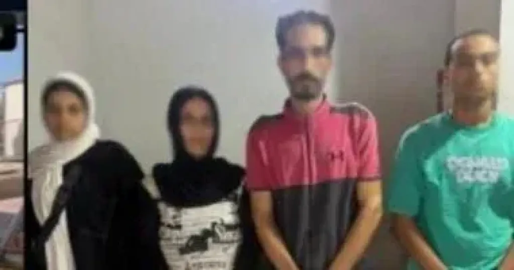 ضبط شخص اعتدى على سائق وفتاتين فى الشارع