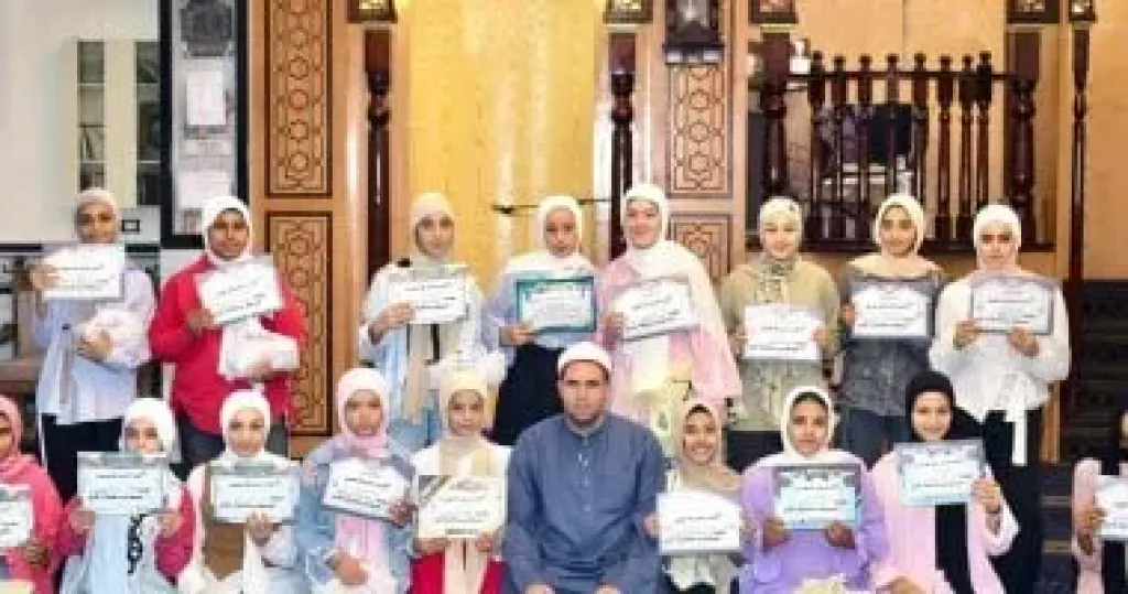 تكريم 272 من حفظة القرآن الكريم بكتاب مسجد الأربعين فى ميت ربيعة بالشرقية