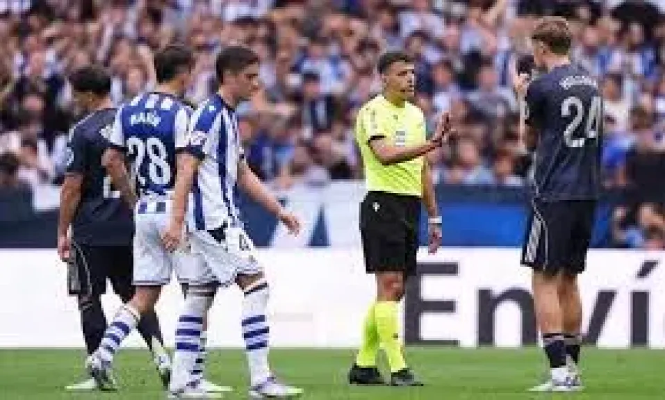 ريال مدريد يستأنف على طرد هويسن أمام سوسيداد فى الليجا