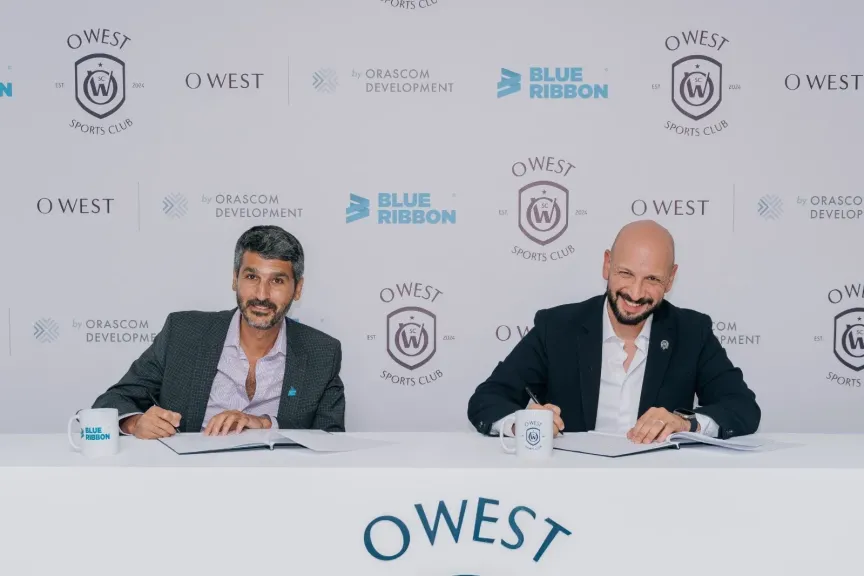 توقيع اتفاقية تشغيل نادي O West مع Blue Ribbon المتخصصة في إدارة الأندية