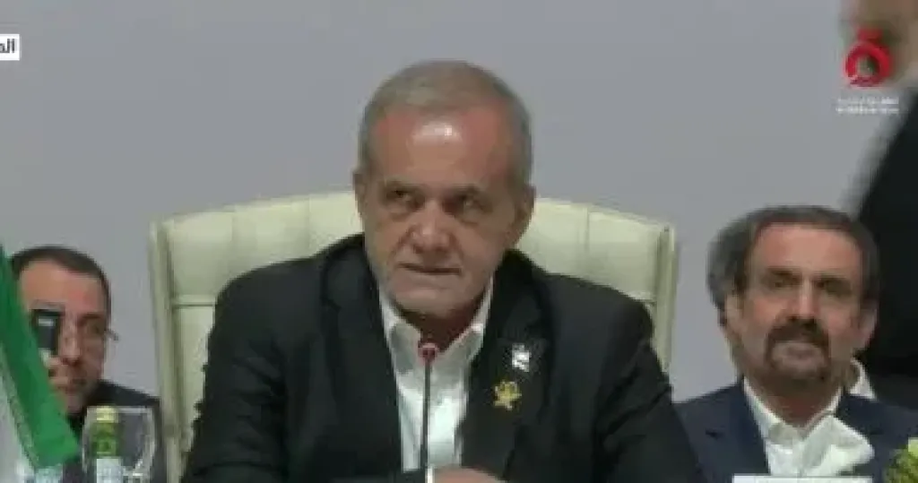 الرئيس الإيراني: الهجوم الإسرائيلي على قطر كان إرهابا سافرًا