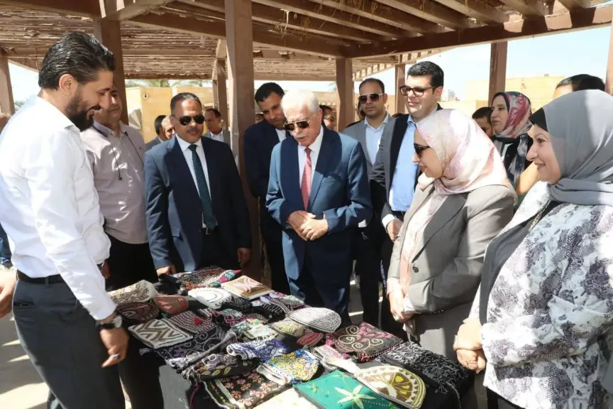 مستشار رئيس الجمهورية للتنمية المحلية ومحافظ الشرقية يزوران منطقة آثار تل بسطا