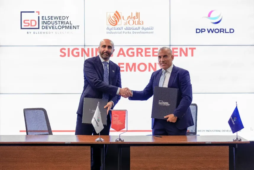 باستثمارات 1.42 مليار جنيه.. دي بي ورلد – مصر  توقع اتفاقية مع ”السويدي للتنمية الصناعية” لإنشاء منشأة متطورة للتخزين المبرد