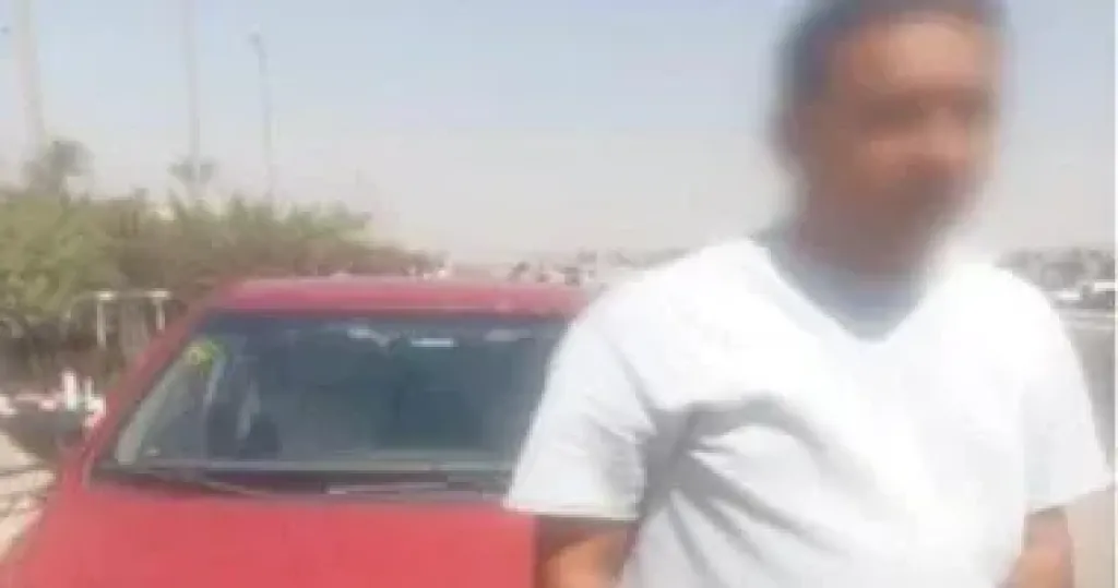 ضبط قائد سيارة تعمد طمس لوحاتها هرباً من الملاحقة بالقاهرة