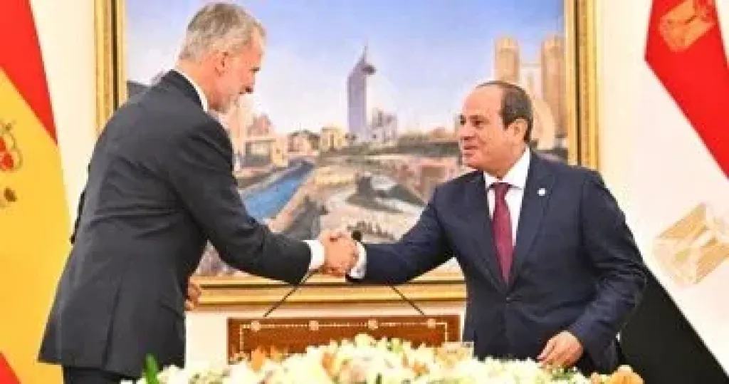 الرئيس السيسى يعرب عن تقديره للمواقف الإسبانية الداعمة للسلام العادل والشامل بالشرق الأوسط