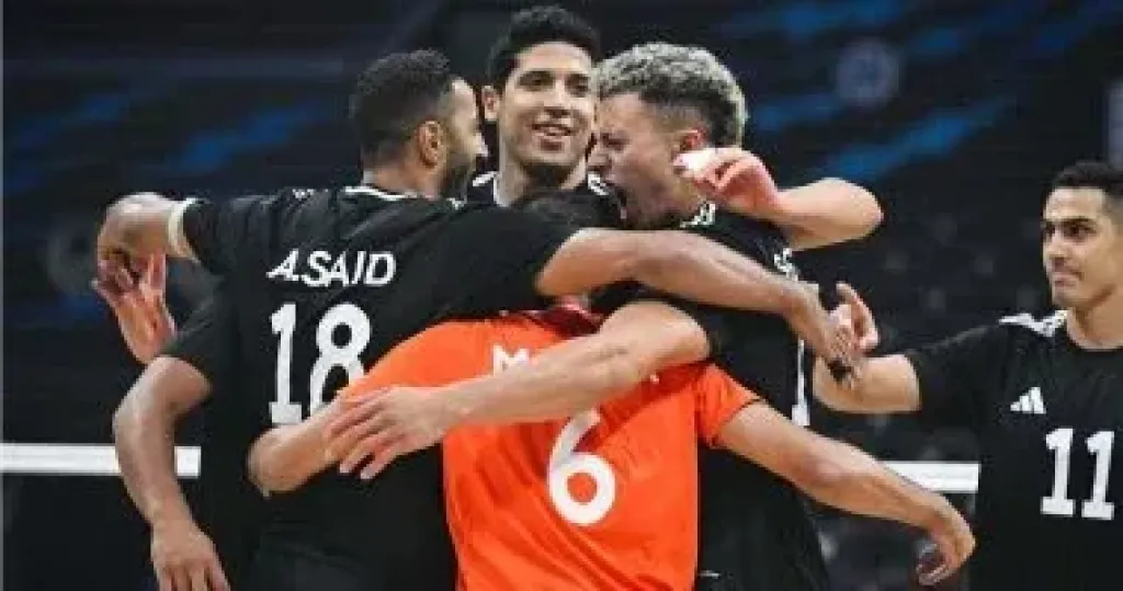 منتخب الطائرة أمام تونس في بطولة العالم بالفلبين