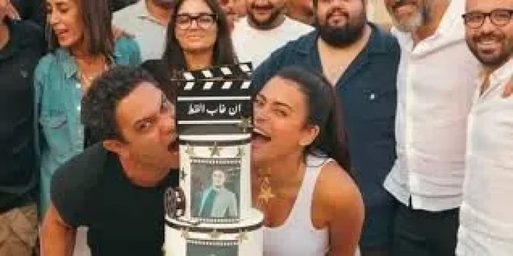 آسر ياسين على بعد يوم واحد من إنهاء تصوير ”إن غاب القط”