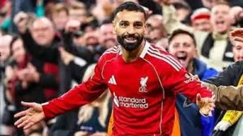 ليفربول ضد إيفرتون، محمد صلاح يصنع الهدف الأول للريدز