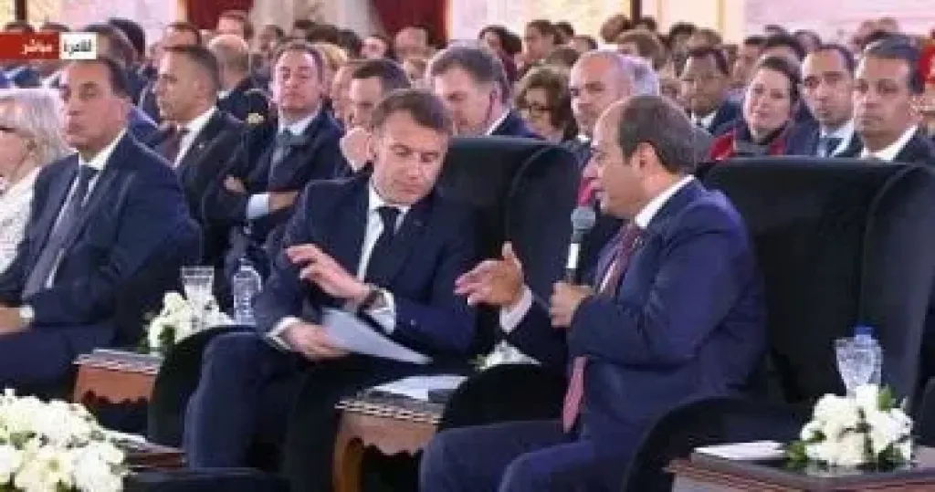 الرئيس السيسى وماكرون يبحثان التحضيرات الجارية لمؤتمر ”حل الدولتين” بنيويورك