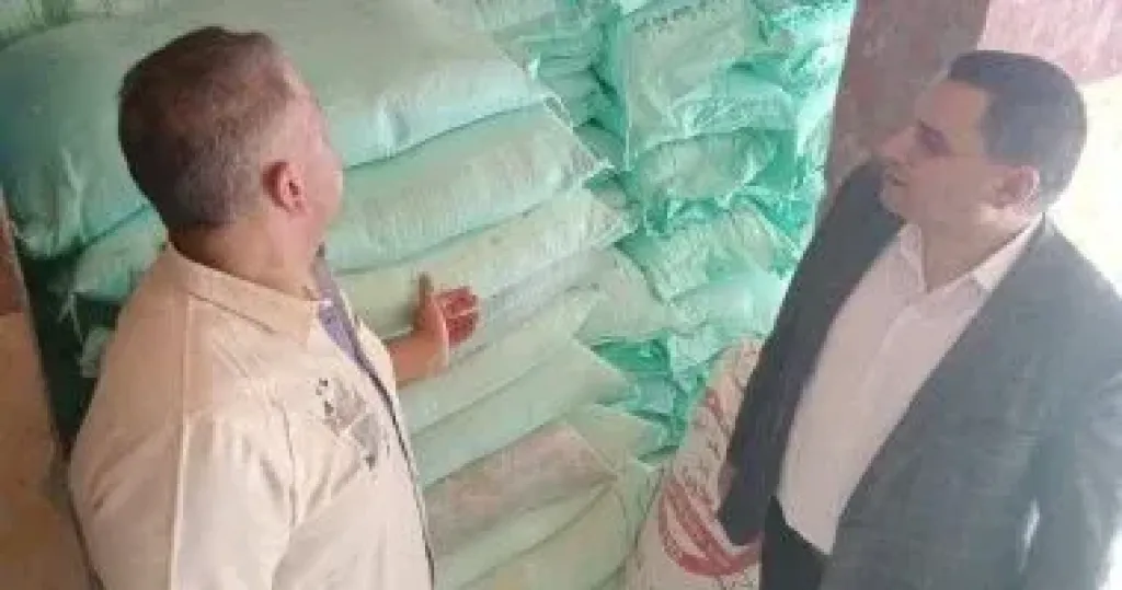 ضبط 12.5 طن دقيق بلدى مدعم قبل بيعها بالسوق السوداء فى الجيزة