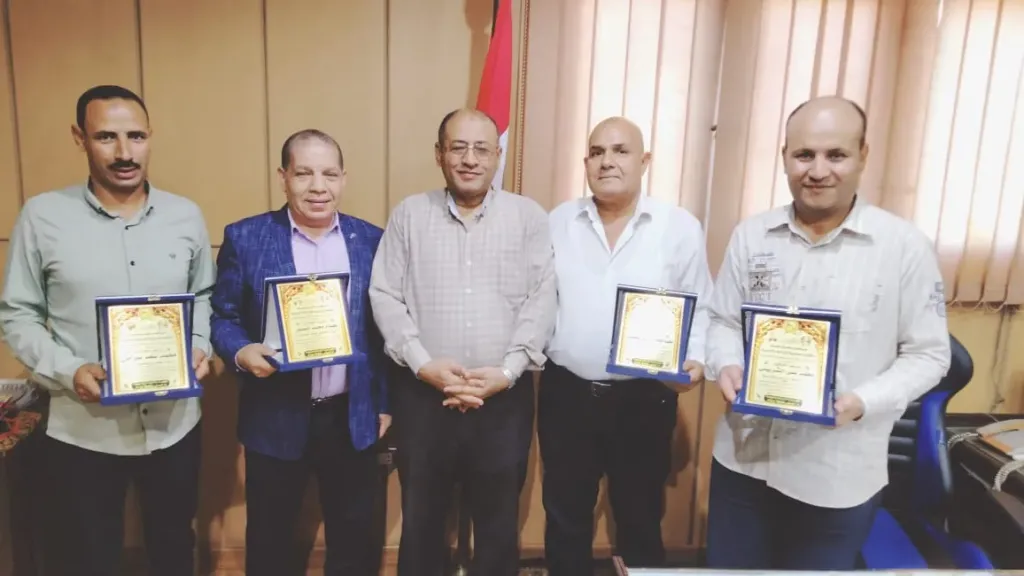 زراعة البحيرة تكرم 4 مهندسين لتميزهم في أداء العمل خلال سبتمبر