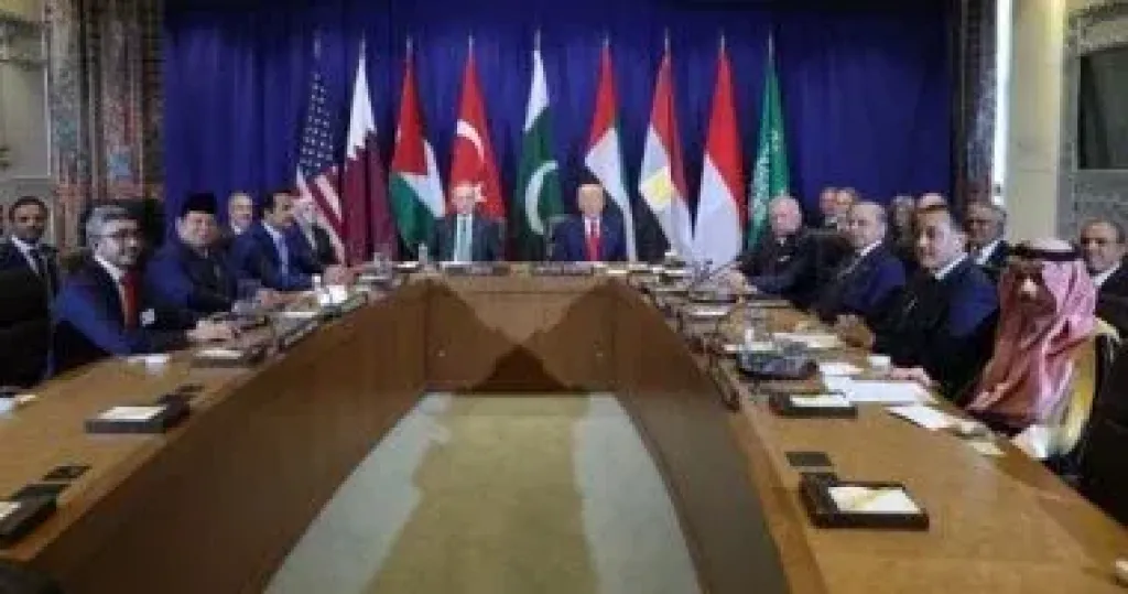 ترامب خلال لقائه بقادة عرب وأردوغان: هذا الاجتماع الأهم لي لأننا سنضع حدا للحرب في غزة