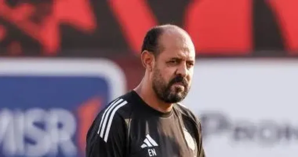 عماد النحاس يحفز نجوم الأهلى قبل مواجهة الزمالك بدوري نايل