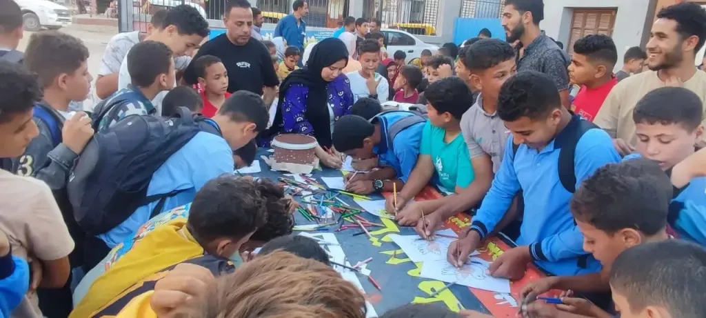 انطلاق قافلة المسرح المتنقل بقرية الجنابهة بالبحيرة