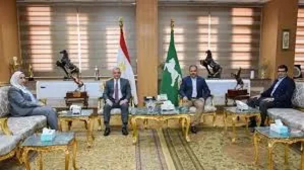 محافظ الشرقيه يستقبل محافظ الاسماعيليه