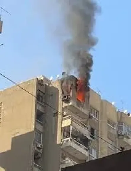 الحماية المدنية تسيطر على حريق شقة بالزيتون