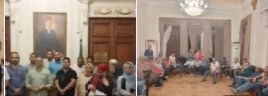 استمرار اعتصام صحفيي الوفد بالحزب والنقيب ومجلسه يؤكدون دعمهم.. وغدا انضمام أصحاب المعاشات