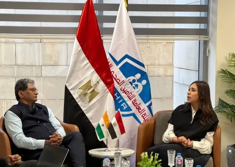 العامة للتأمين الصحي تبحث مع السفير الهندي سبل تطبيق منظومة التأمين الشامل (Ayushman Bharat)