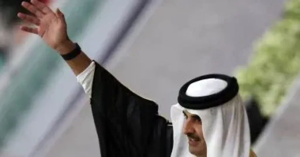 أمير قطر يبحث مع ترامب خطة غزة