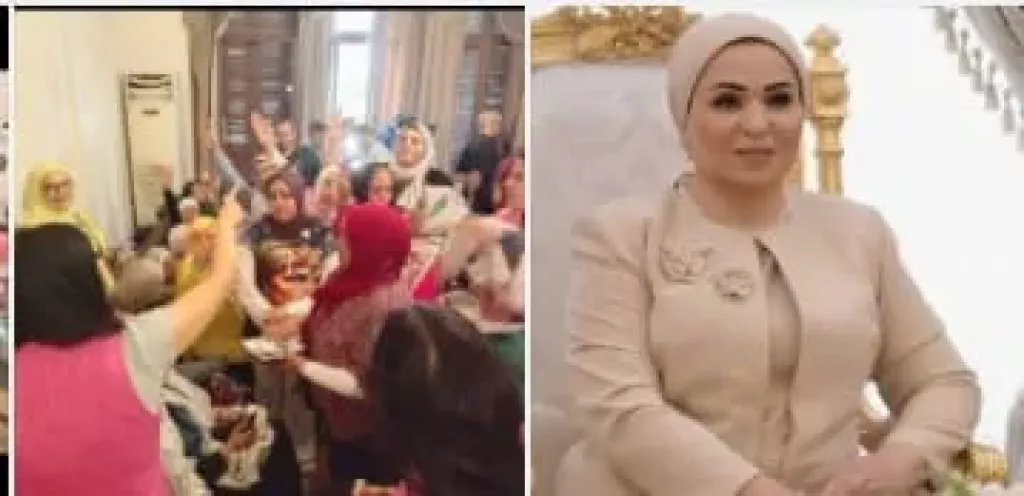 من مقر الاعتصام.. سيدات الوفد  يوجهن مناشدة عاجلة للسيدة انتصار السيسي