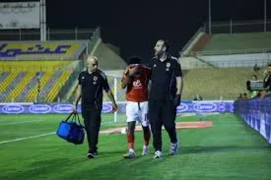 الأهلي يعلن إصابة الشحات في العضلة الخلفية