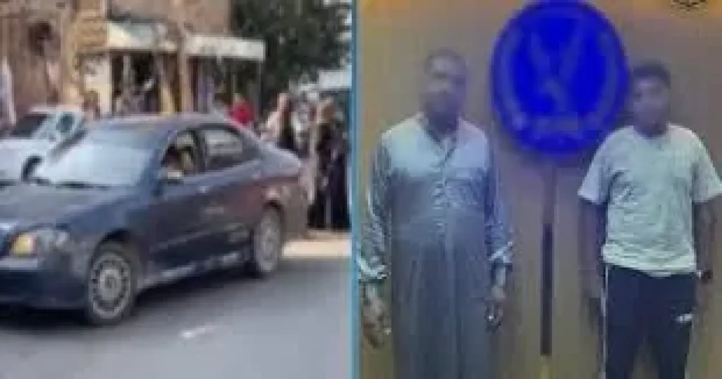 الداخلية تكشف هوية الطفل قائد السيارة بالوراق وتضبط والده