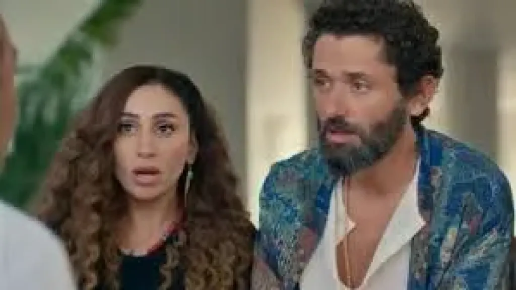 كريم محمود عبد العزيز ودينا الشربينى فى آخر يوم تصوير فيلم طلقنى