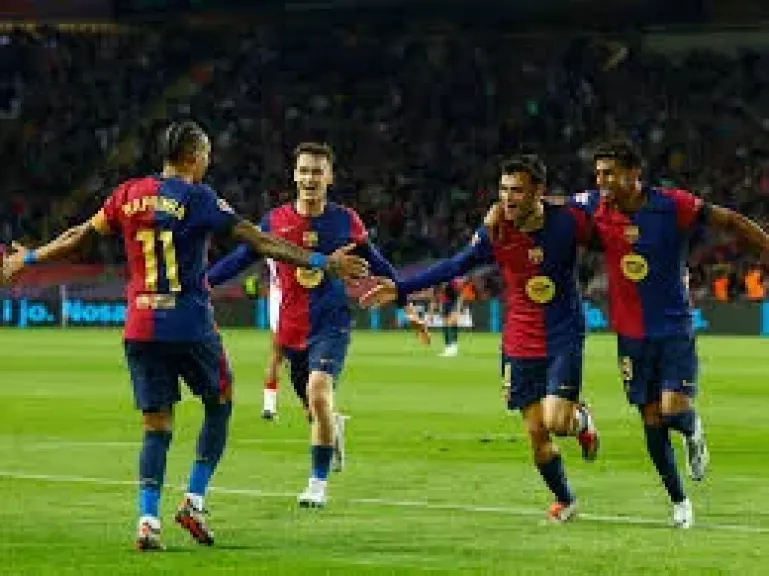 الدوري الإسباني، برشلونة يتأخر أمام إشبيلية 1-2 في الشوط الأول