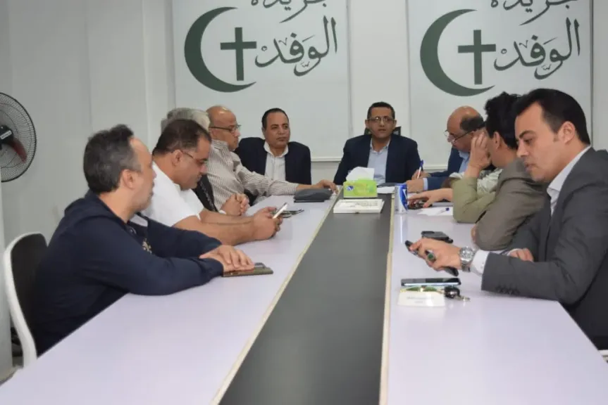 مجلس الصحفيين ينعقد بصحيفة ”الوفد” احتفاءً بتطبيق اتفاق زيادة الأجور.. ويدعو جميع المؤسسات الالتزام بتطبيق الحد الأدنى